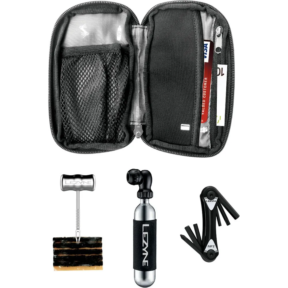Lezyne Pocket Organizer Mtb 0.12l Satteltasche, Black, One Size Lezyne Pocket Organizer Mtb 0.12l Satteltasche, Black, One Size