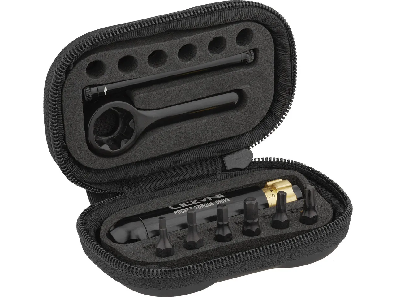 Lezyne Pocket Torque Drive Drehmomentschlüssel, Schwarz-gold, 2-6Nm