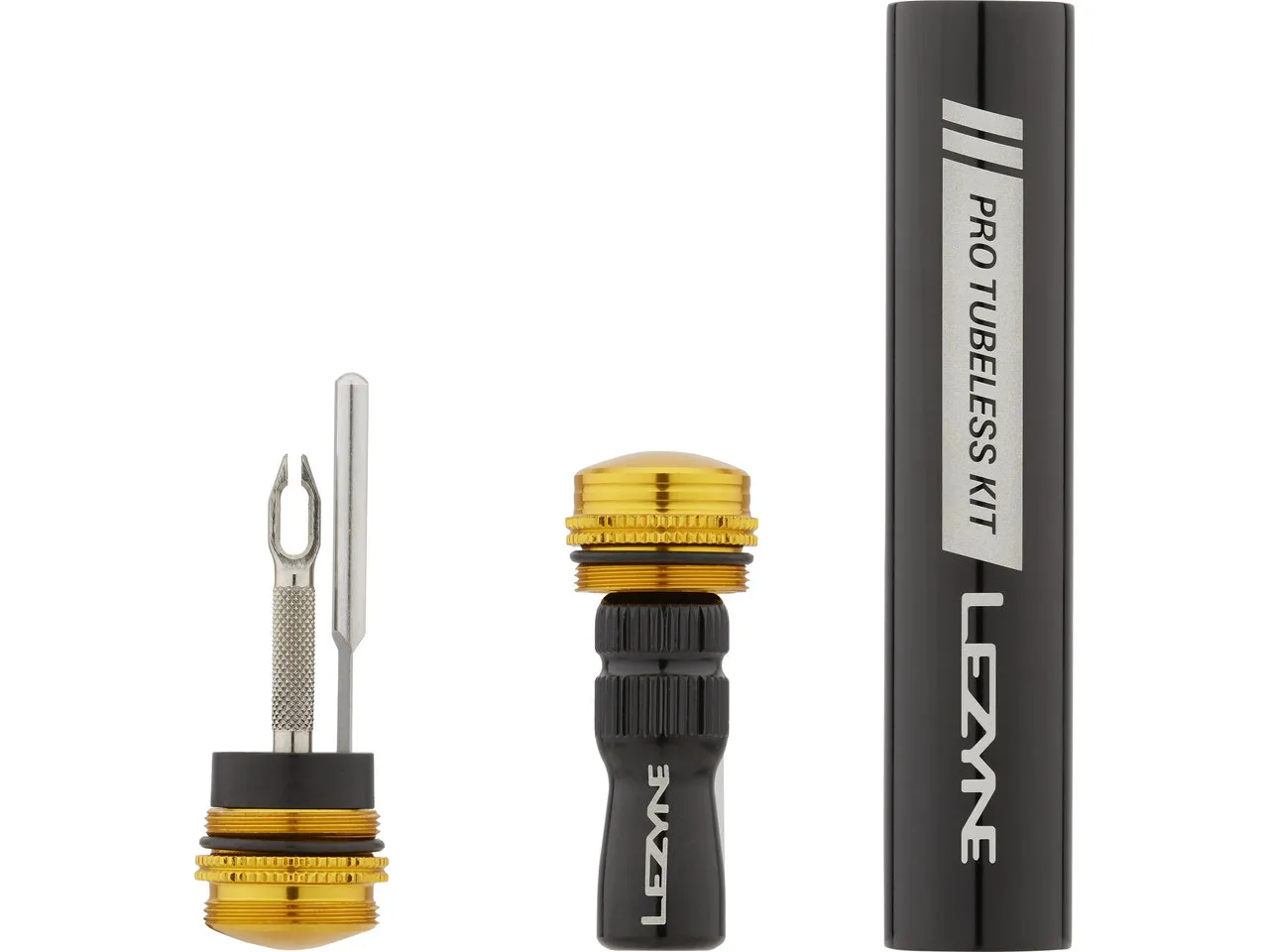 Lezyne Pro Tubeless Kit Reparaturset, Schwarz, one_size Lezyne Pro Tubeless Kit Reparaturset, Schwarz, one_size