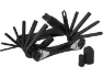 Lezyne RAP II 13 Multitool mit Tubeless Reparaturset, Schwarz, one_size