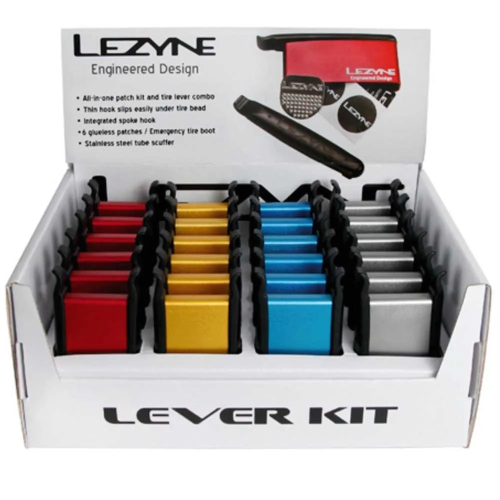 Lezyne Repair Kit Reifenheber 24 Einheiten, Multicolor, One Size Lezyne Repair Kit Reifenheber 24 Einheiten, Multicolor, One Size