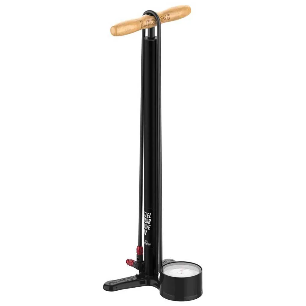 Lezyne Steel Floor Drive 3.5 Hv Standpumpe Lezyne Steel Floor Drive 3.5 Hv Standpumpe
