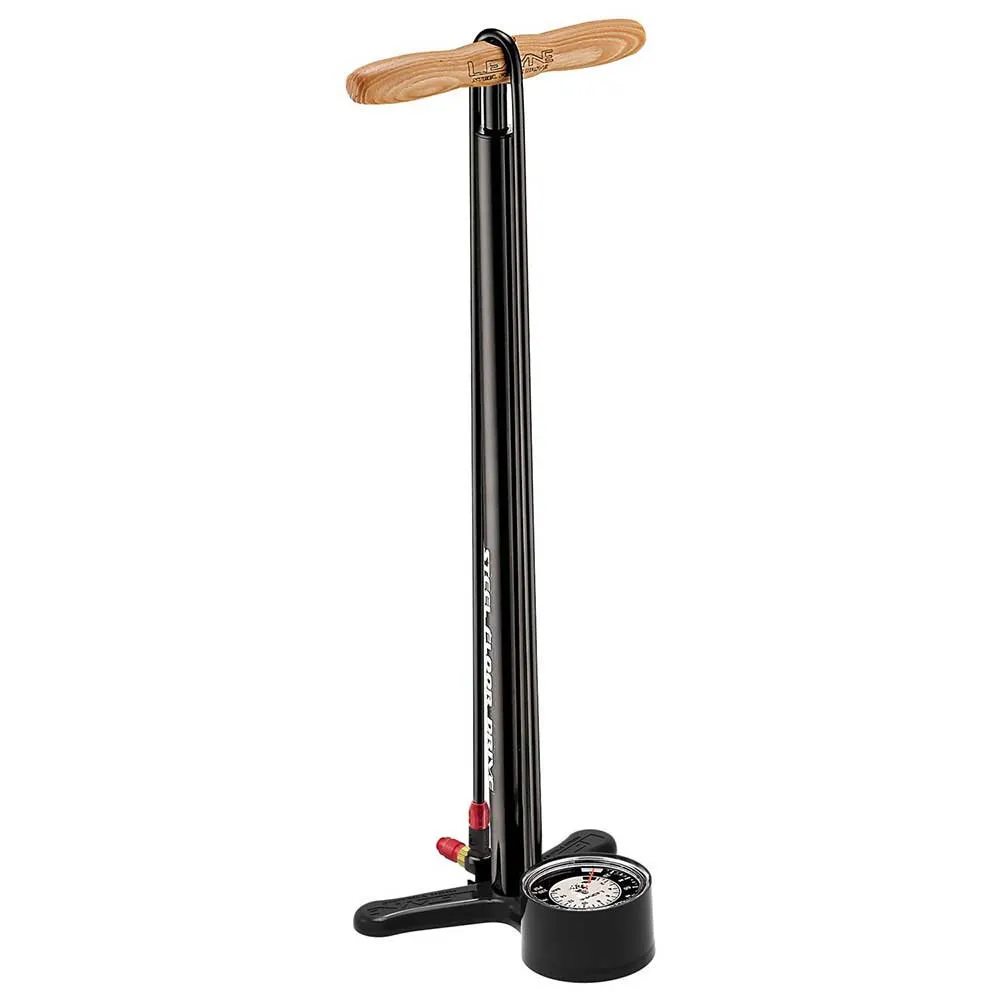 Lezyne Steel Standpumpe, Gloss black, 220psi