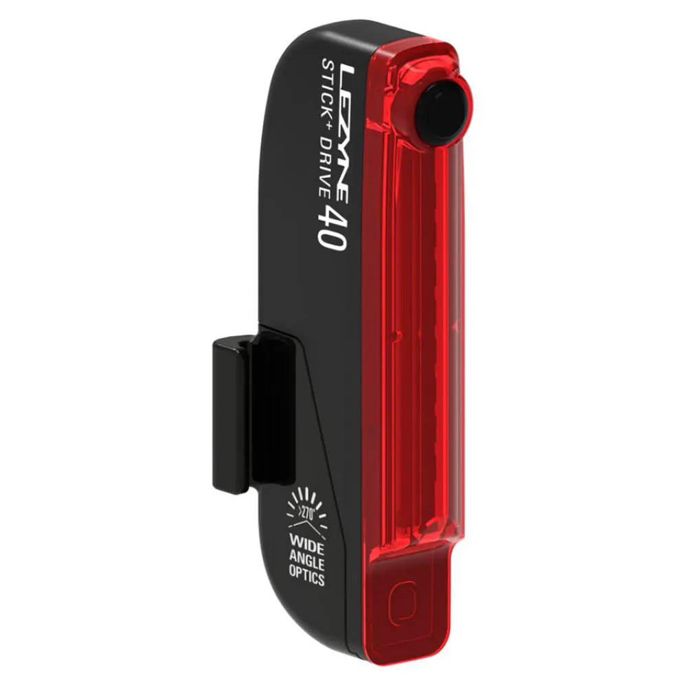 Lezyne Stick+ Stvzo Rücklicht, Black, 50 Lumina Lezyne Stick+ Stvzo Rücklicht, Black, 50 Lumina