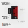 Lezyne Strip Alert Drive Pro 400 Lichtset, Black / red, 400 Lumina
