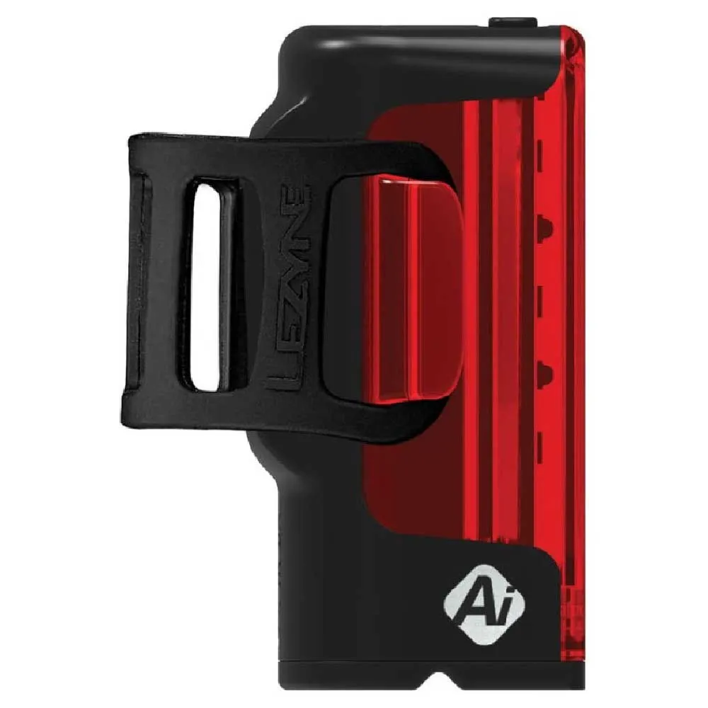 Lezyne Strip+ Stvzo Ai Alert Rücklicht, Black, 40 Lumina Lezyne Strip+ Stvzo Ai Alert Rücklicht, Black, 40 Lumina