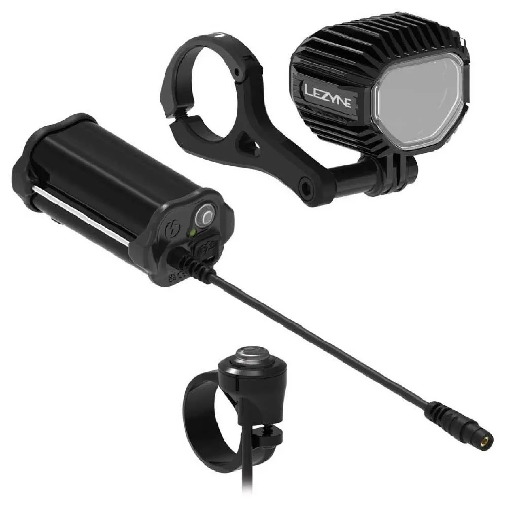 Lezyne Super Hb Stvzo P1350+/power Pack Xl Mtb Loaded Kit Frontlicht, Black, 1350 Lumina Lezyne Super Hb Stvzo P1350+/power Pack Xl Mtb Loaded Kit Frontlicht, Black, 1350 Lumina