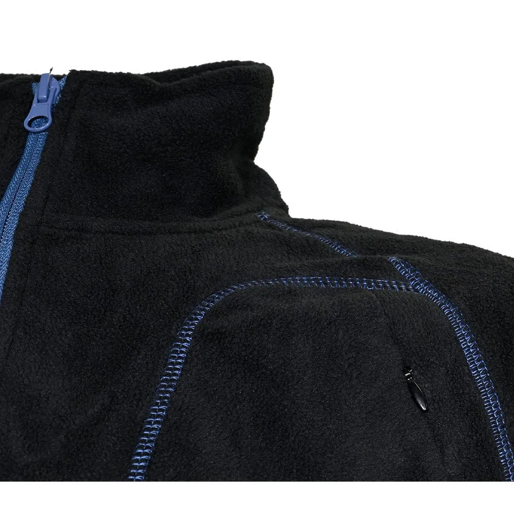 Lhotse Paolo Fleece Mit Durchgehendem Reißverschluss, Black