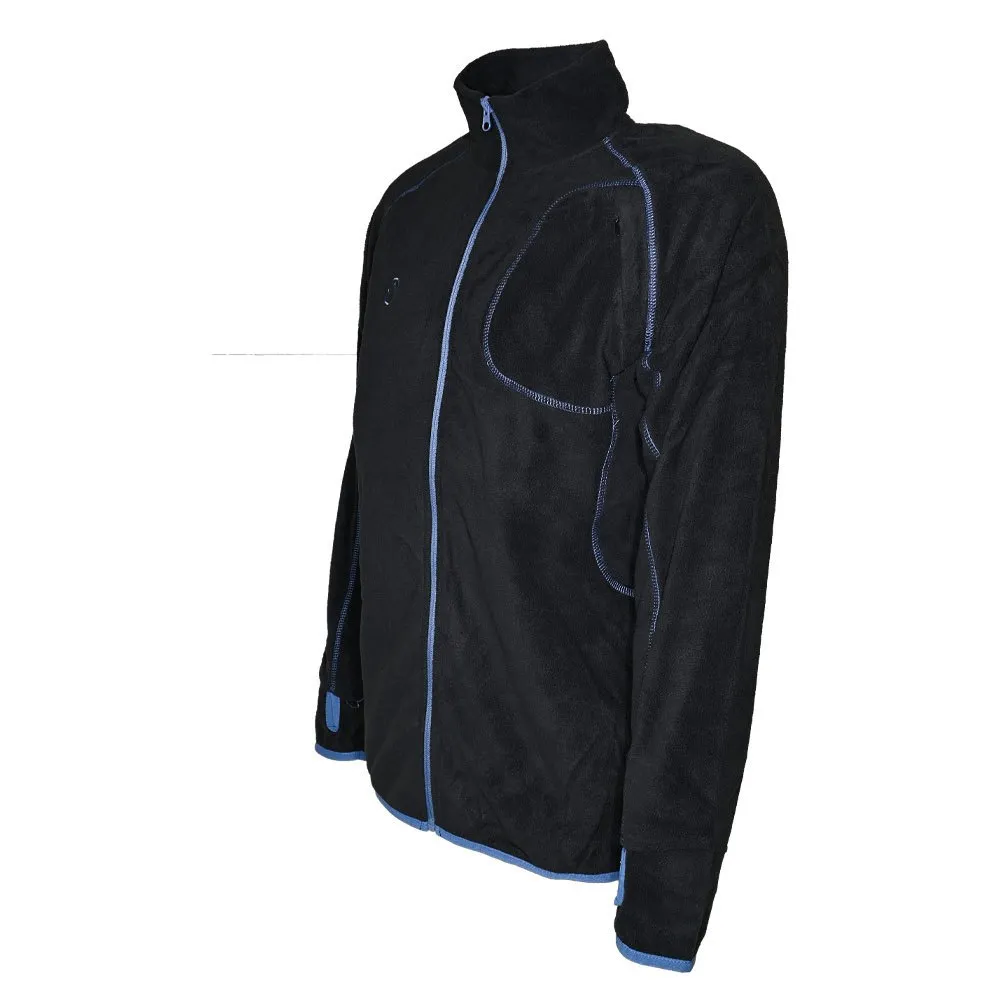 Lhotse Paolo Fleece Mit Durchgehendem Reißverschluss, Black