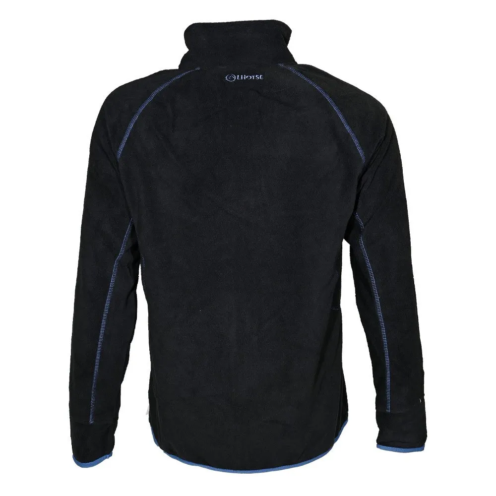 Lhotse Paolo Fleece Mit Durchgehendem Reißverschluss, Black