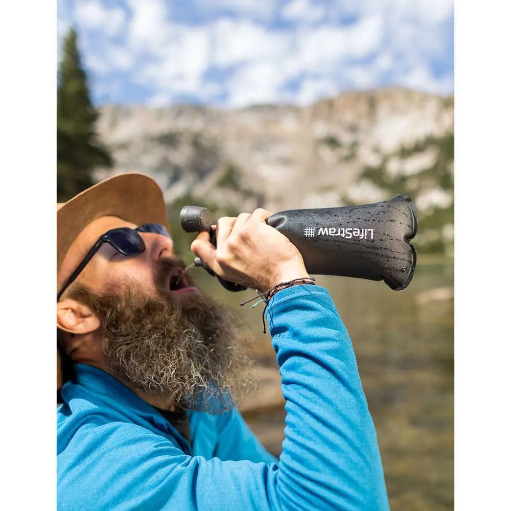 Lifestraw Peak Series 650ml Collapsible Wasserfilterflasche Lifestraw Peak Series 650ml Collapsible Wasserfilterflasche