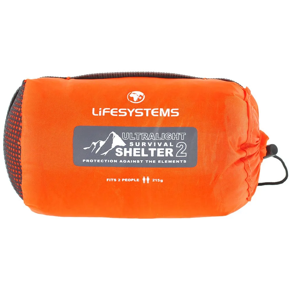 Lifesystems Ultralight Survival Shelter 2p Notunterkunft, Orange, 2PL Lifesystems Ultralight Survival Shelter 2p Notunterkunft, Orange, 2PL