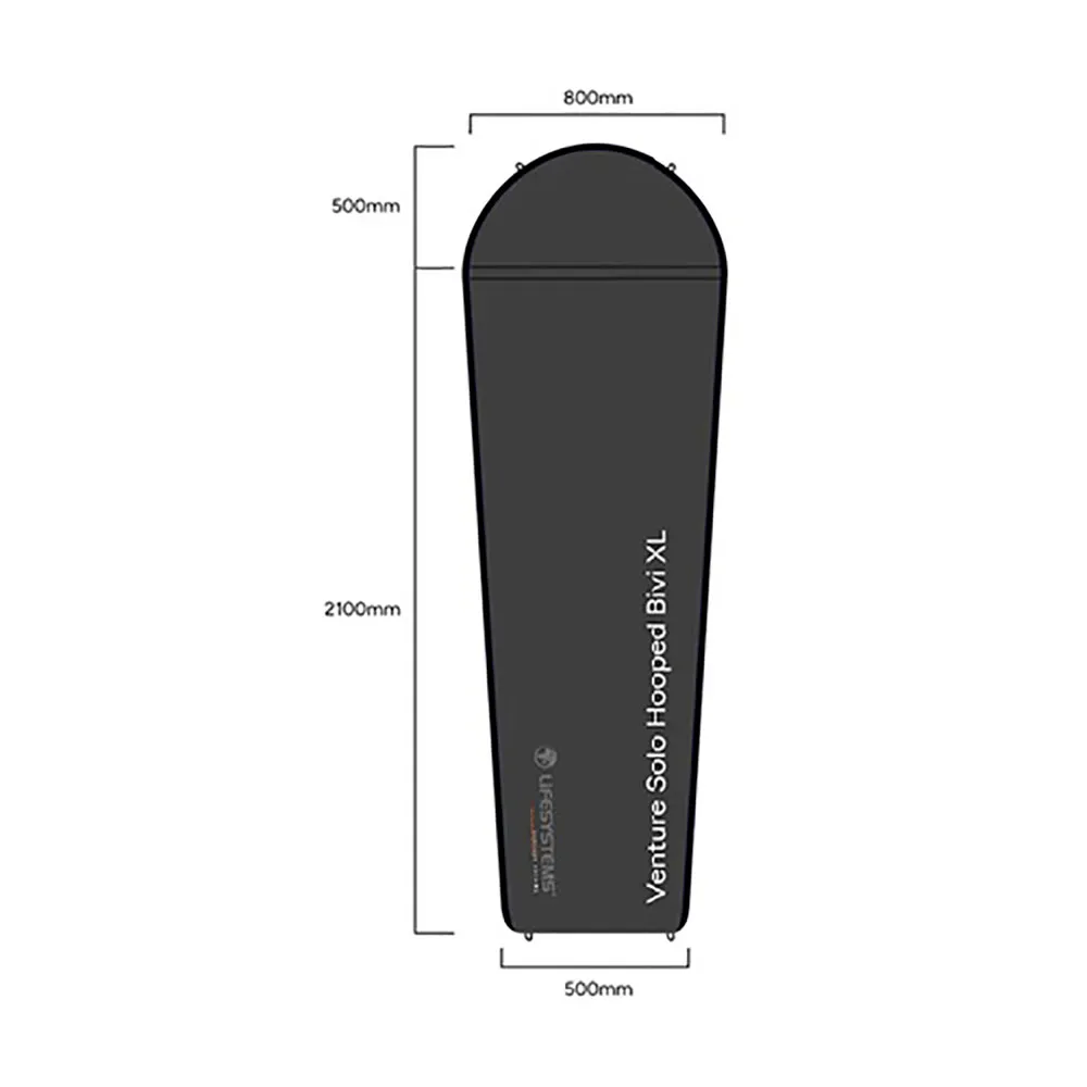 Lifesystems Venture Solo Xl Bivibag, Black / grey Lifesystems Venture Solo Xl Bivibag, Black / grey