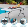 Lifetime 184x76x73.5 Cm Uv100 Ultra-resistant Folding Tisch, Multicolour, One Size