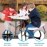 Lifetime 82.5x90x53.5 Cm Picnic Tisch, Cream, One Size