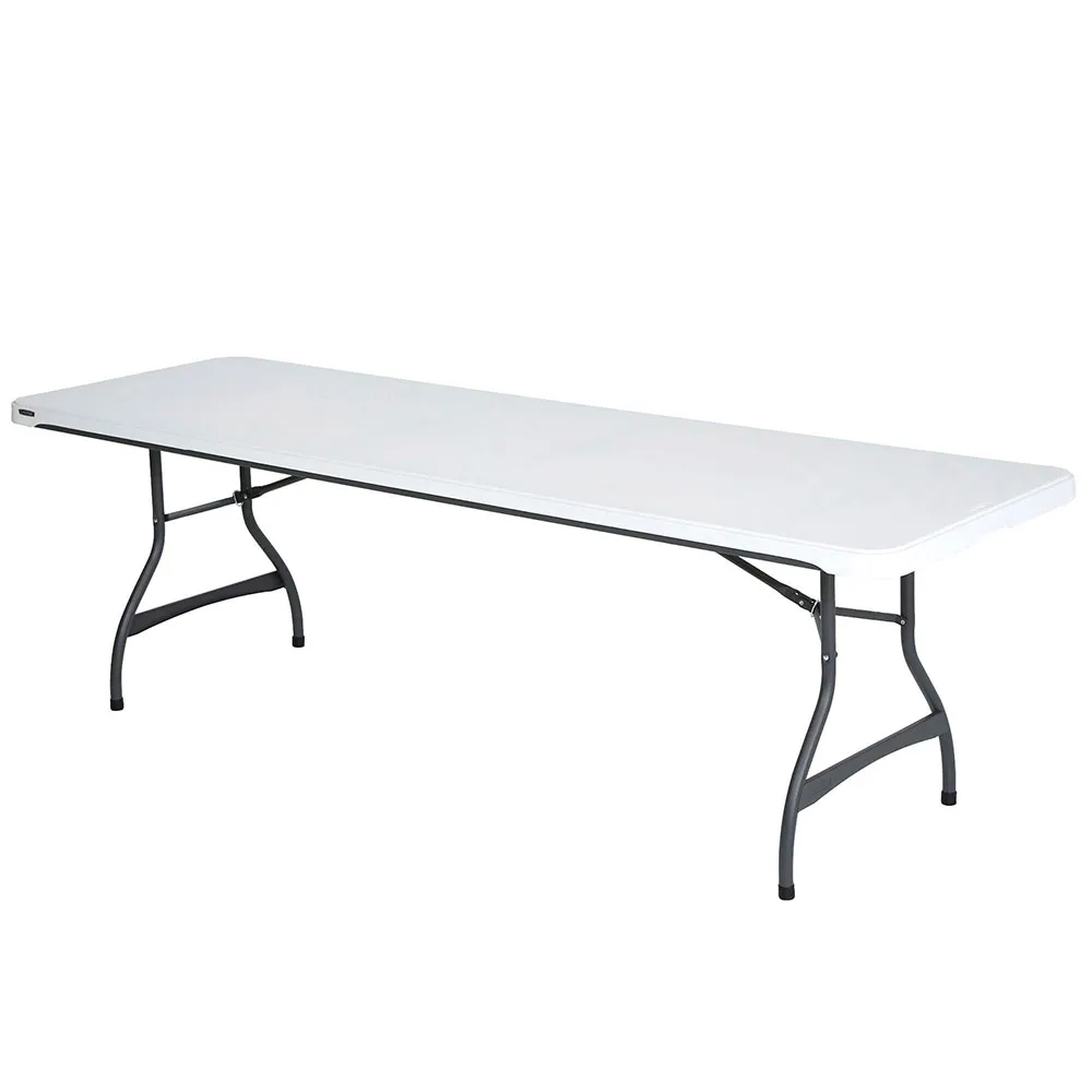 Lifetime 92124 Klappbarer Campingtisch, White / grey, 244 x 76 x 74cm Lifetime 92124 Klappbarer Campingtisch, White / grey, 244 x 76 x 74cm