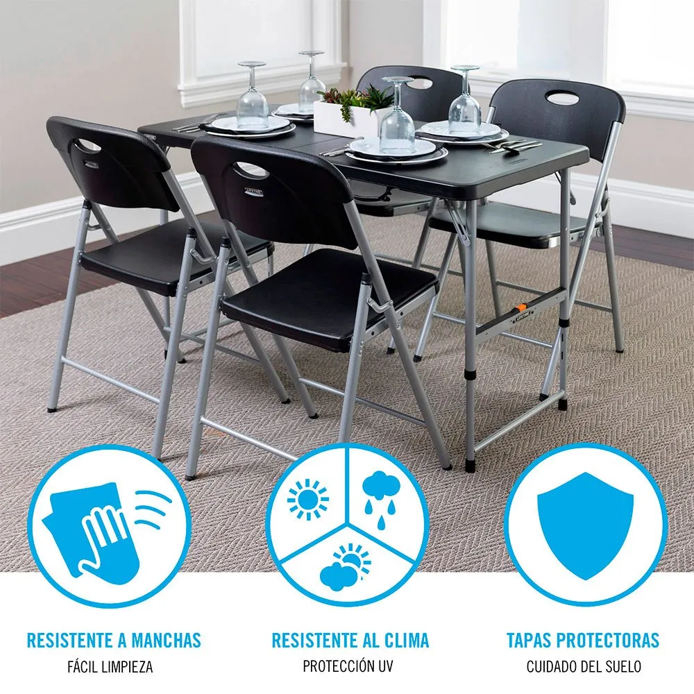 Lifetime Stuhl 50x48.5x84 Cm, Black, One Size Lifetime Stuhl 50x48.5x84 Cm, Black, One Size
