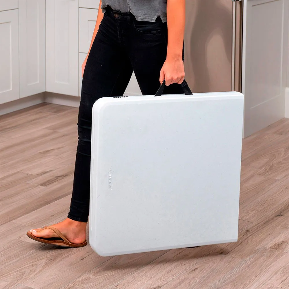 Lifetime Ultra-resistant Folding 122x61x Uv100 56-91.5 Cm Tisch, White, One Size Lifetime Ultra-resistant Folding 122x61x Uv100 56-91.5 Cm Tisch, White, One Size