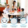 Lifetime Ultra-resistant Multipurpose Folding Uv100 122x73.5 Cm Tisch, White, One Size