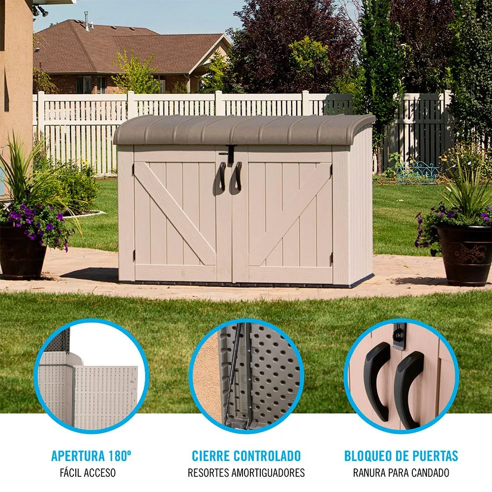 Lifetime Ultra-resistente Uv100 Outdoor-truhe 190x106x131 Cm, Multicolour, One Size Lifetime Ultra-resistente Uv100 Outdoor-truhe 190x106x131 Cm, Multicolour, One Size