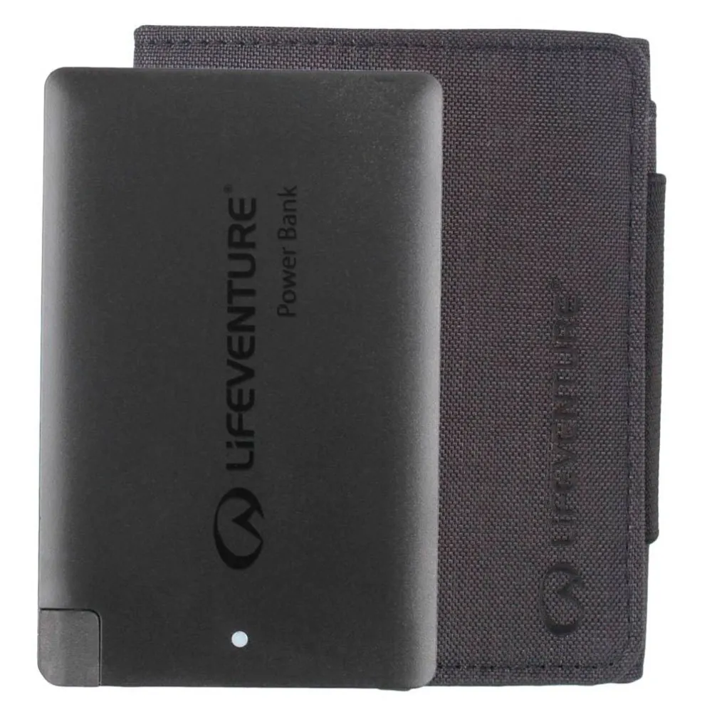 Lifeventure Rfid Mit Powerbank Brieftasche, Grey, One Size Lifeventure Rfid Mit Powerbank Brieftasche, Grey, One Size