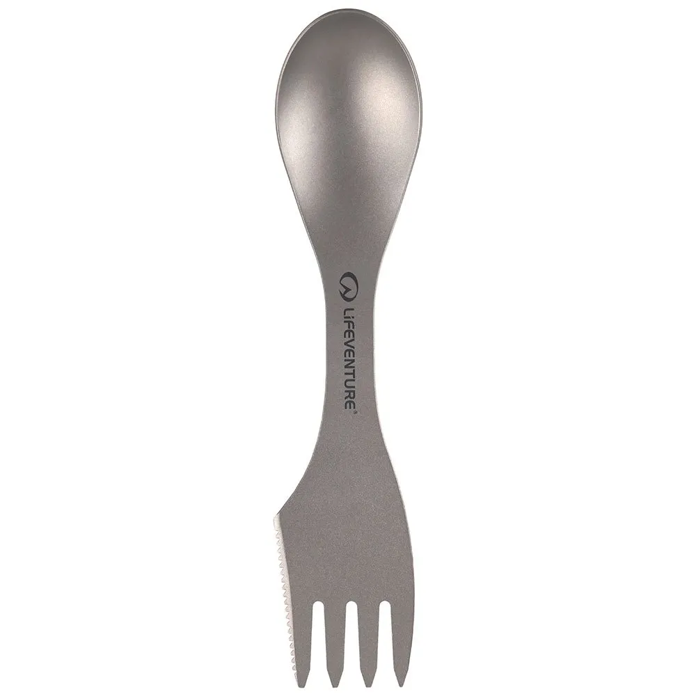 Lifeventure Superlight Titanium Spork, Titanium, One Size Lifeventure Superlight Titanium Spork, Titanium, One Size