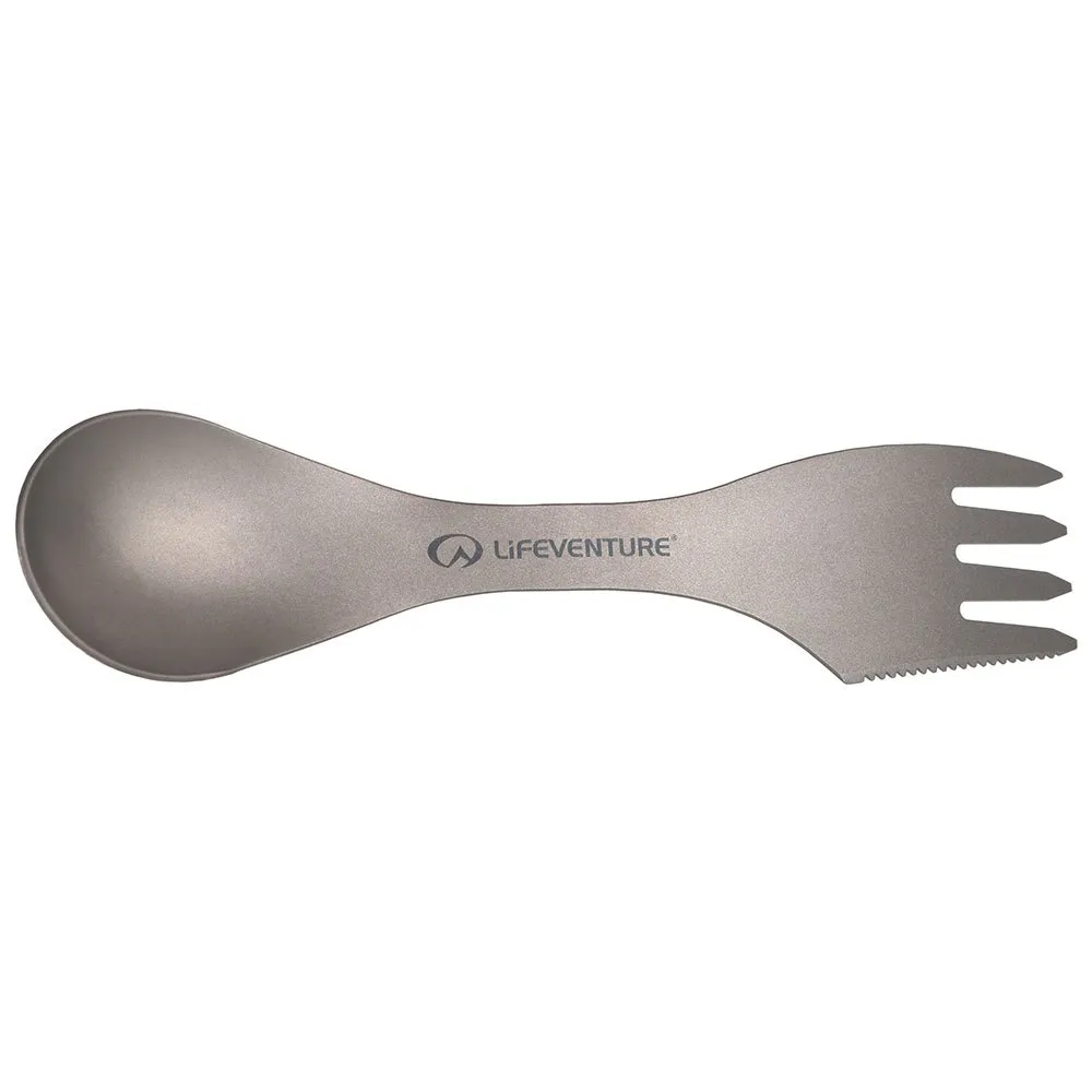 Lifeventure Superlight Titanium Spork, Titanium, One Size Lifeventure Superlight Titanium Spork, Titanium, One Size