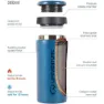 Lifeventure Thermobecher, Metallic cobalt, One Size