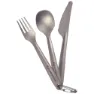 Lifeventure Titan Superleichtes Besteckset, Titanium, One Size