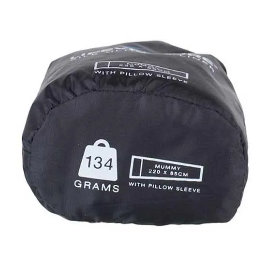 Lifeventure Ultimate Silk Mummy Futter, Black Lifeventure Ultimate Silk Mummy Futter, Black