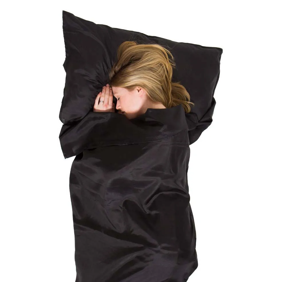 Lifeventure Ultimate Silk Rechteckiger Liner, Black Lifeventure Ultimate Silk Rechteckiger Liner, Black