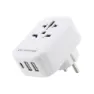 Lifeventure Weltreiseadapter Für Europäische Steckdosen Mit Usb, One size