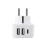 Lifeventure Weltreiseadapter Für Europäische Steckdosen Mit Usb, One size