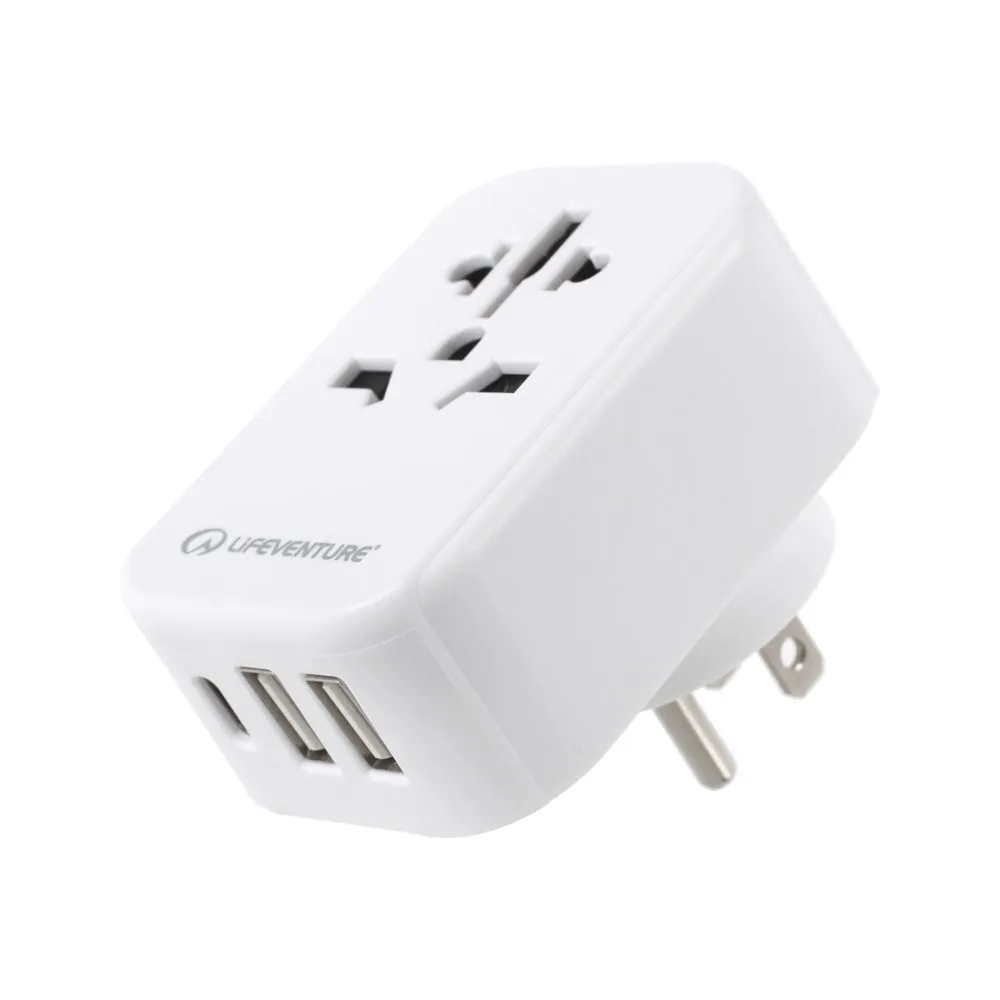 Lifeventure Weltreiseadapter Mit Usb Für Us-steckdosen, One size Lifeventure Weltreiseadapter Mit Usb Für Us-steckdosen, One size