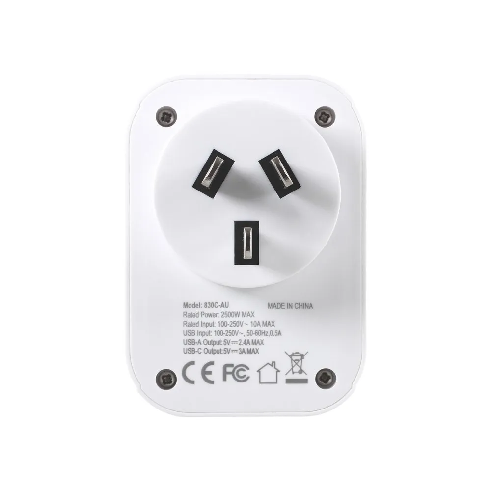 Lifeventure Weltweiter Adapter Auf Aus/china-stecker Mit Usb, One size Lifeventure Weltweiter Adapter Auf Aus/china-stecker Mit Usb, One size