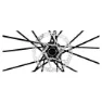 Lightweight Meilenstein Disc Rennrad Laufradsatz, Black, 12 x 100/12 x 142mm, Shimano/Sram HG