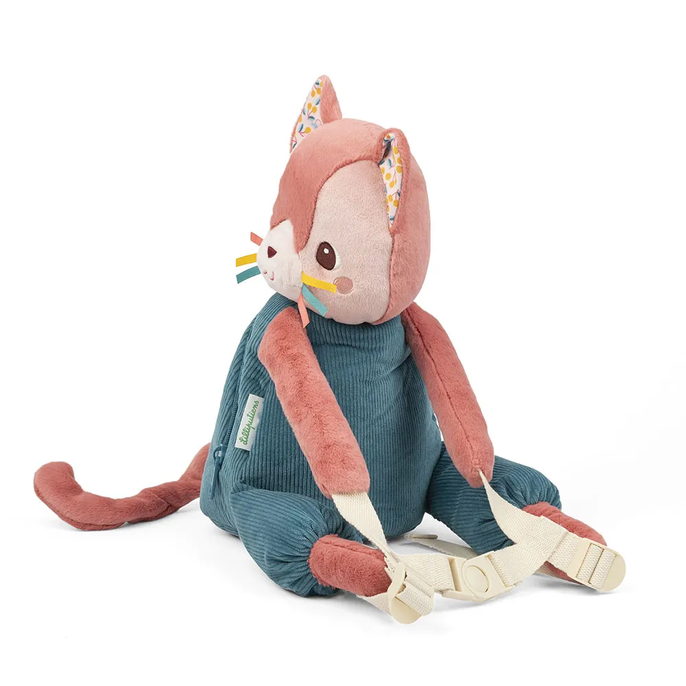 Lilliputiens Jeanne Die Katze Weicher Rucksack, Multicolor Lilliputiens Jeanne Die Katze Weicher Rucksack, Multicolor