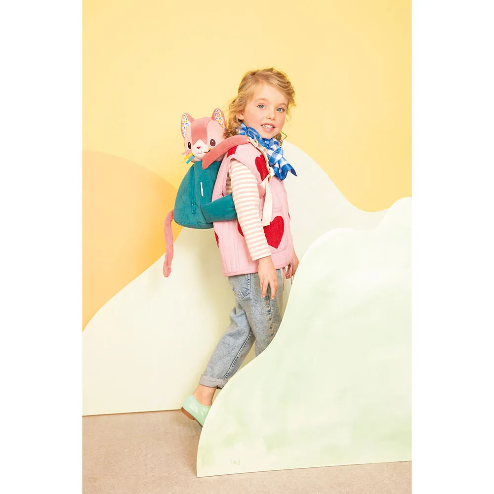 Lilliputiens Jeanne Die Katze Weicher Rucksack, Multicolor Lilliputiens Jeanne Die Katze Weicher Rucksack, Multicolor