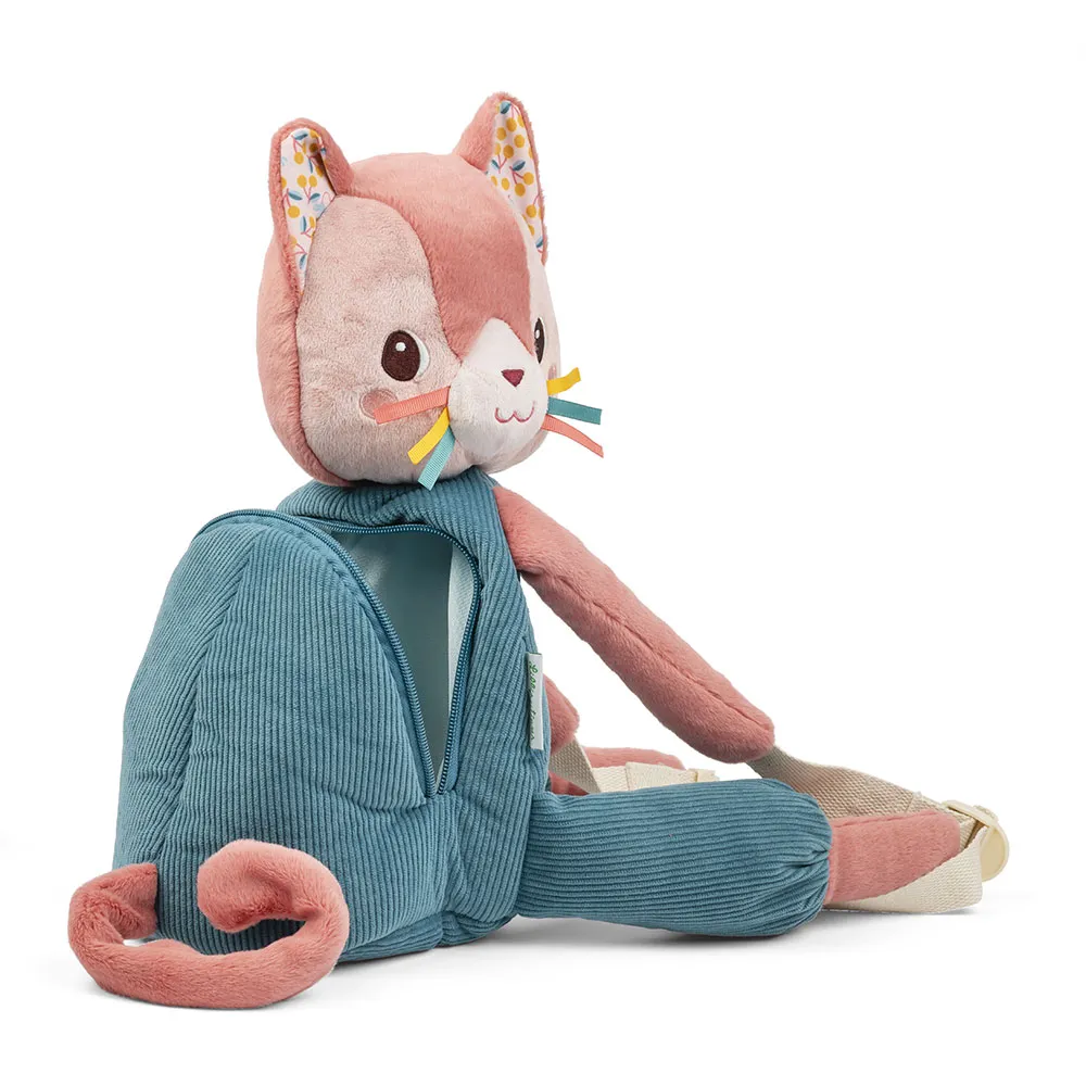 Lilliputiens Jeanne Die Katze Weicher Rucksack, Multicolor Lilliputiens Jeanne Die Katze Weicher Rucksack, Multicolor