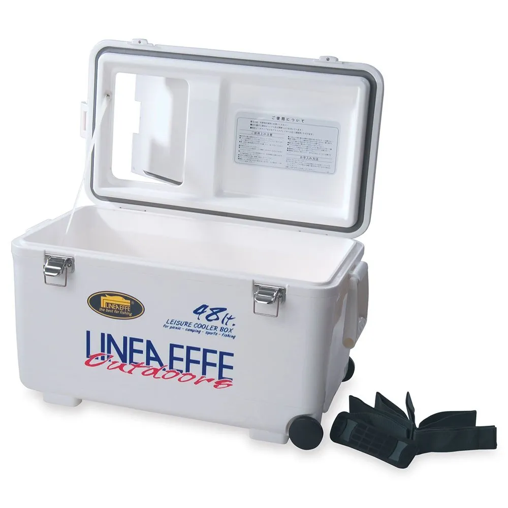 Lineaeffe 48l Steife Tragbare Kühlbox, White, One Size