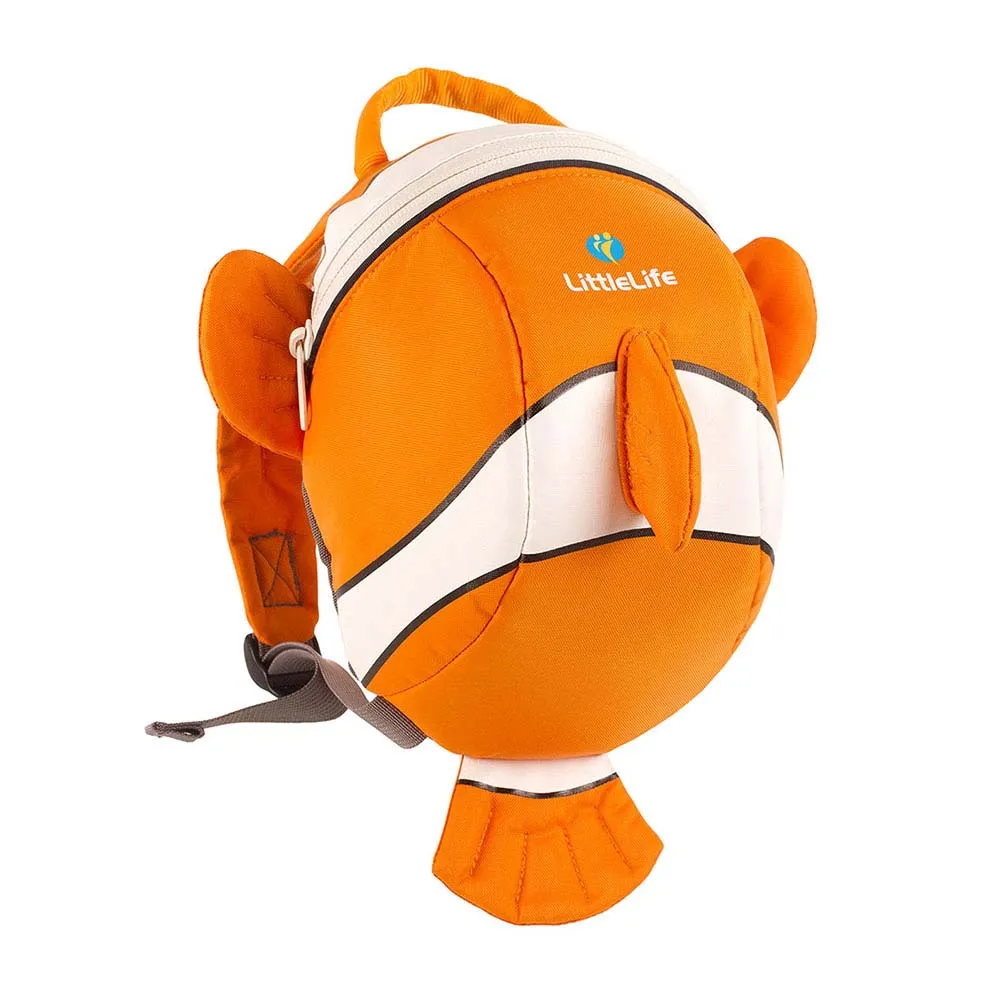 Littlelife Clownfish Animal 2l Rucksack, Orange / white Littlelife Clownfish Animal 2l Rucksack, Orange / white