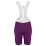 Aubergine / white