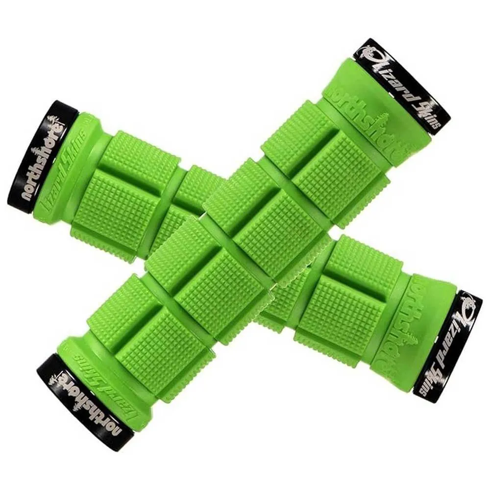 Lizard Northshore Lock-on Griffe, Lime, 130mm Lizard Northshore Lock-on Griffe, Lime, 130mm