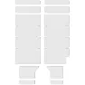 Lizard Skins Cbpds400 Gabelprotektor Aufkleber, Clear, One Size