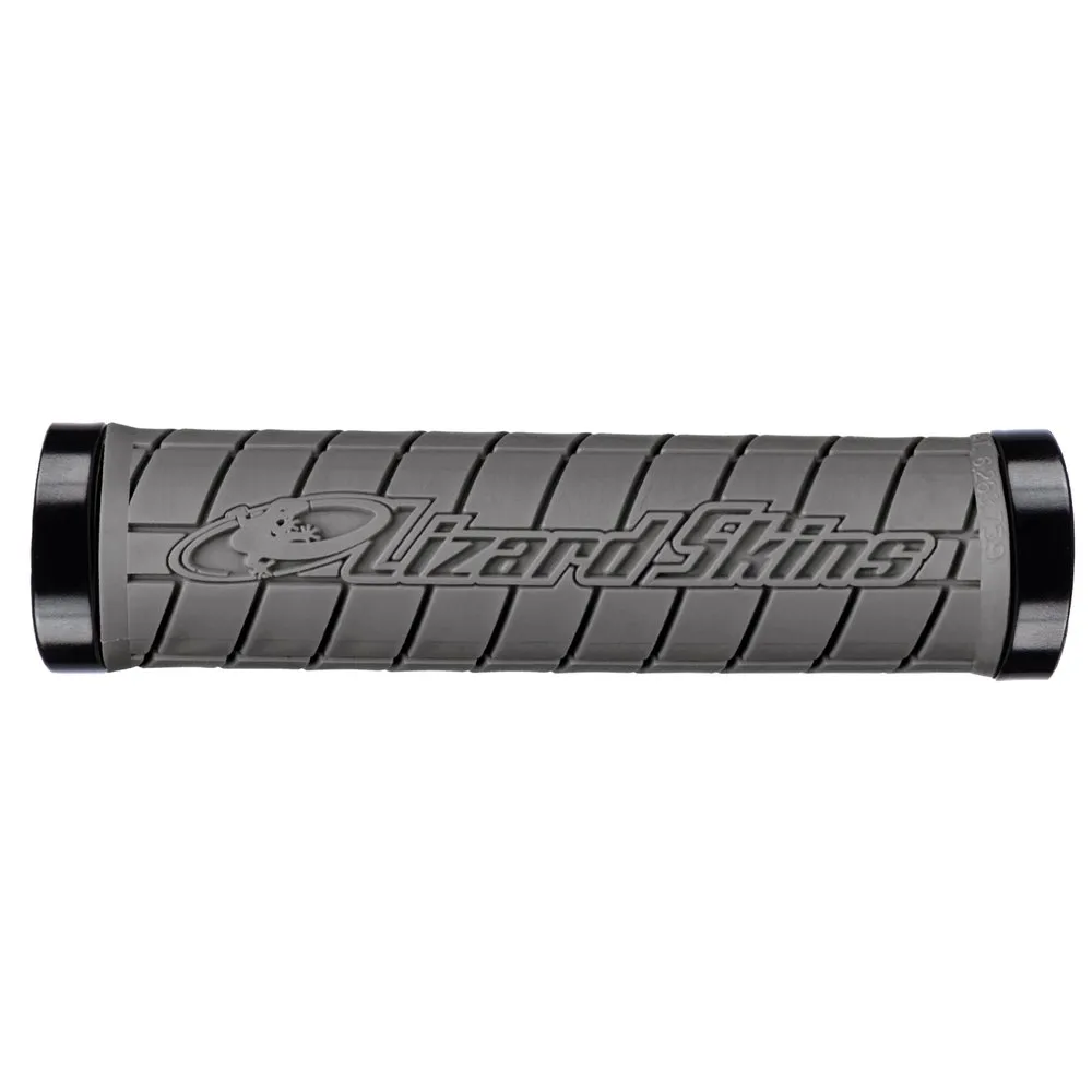 Lizard Skins Dual Lock-on Logo Griffe, Grey, One Size
