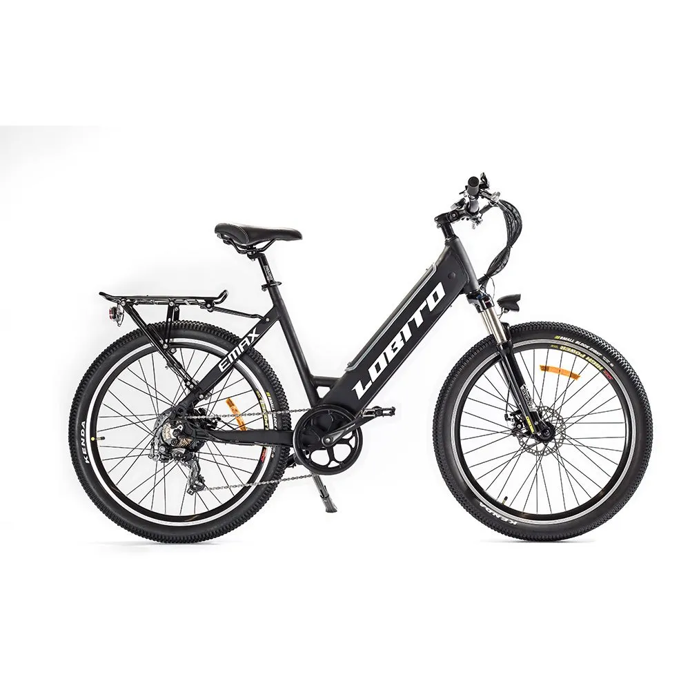 Lobito Emax 26´´ Elektrofahrrad, Black, One Size, 250Wh Lobito Emax 26´´ Elektrofahrrad, Black, One Size, 250Wh