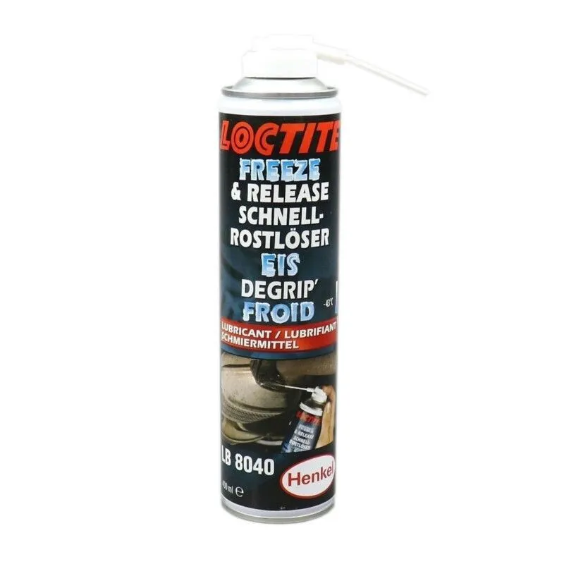 LOCTITE Degrippant Kühler deblockiert durch Thermoschock -43°c 8040 Aerosol Unisex, schwarz, 400ml LOCTITE Degrippant Kühler deblockiert durch Thermoschock -43°c 8040 Aerosol Unisex, schwarz, 400ml