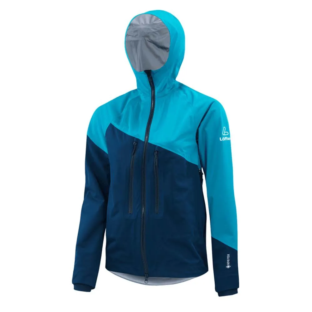 Löffler Goretex Active Jacke, Topaz / deep water