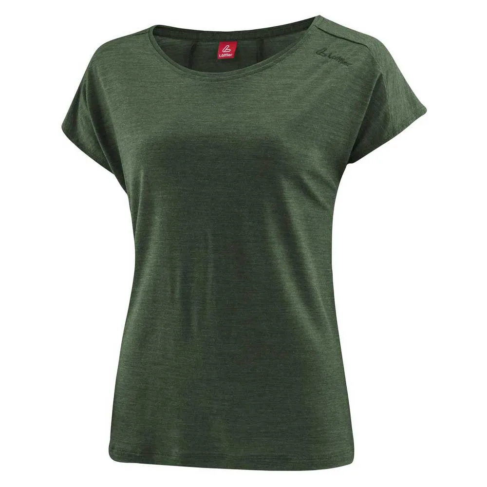 Löffler Merino Loose Kurzarm-t-shirt, Olive, XXL Löffler Merino Loose Kurzarm-t-shirt, Olive, XXL
