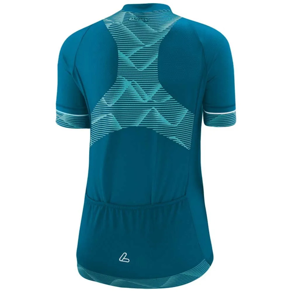 Löffler Vent Kurzarm-radtrikot, Blue coral, XL